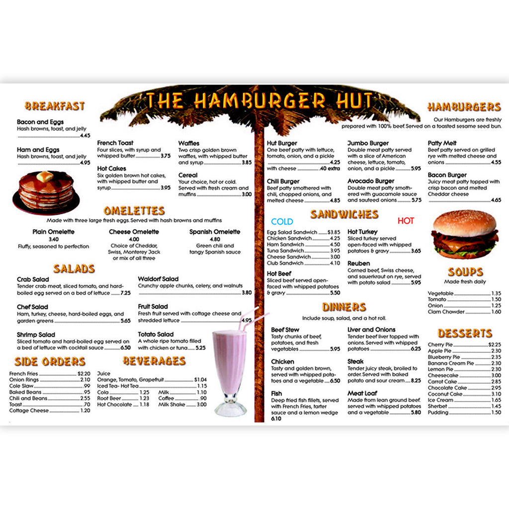 Remedia Publications Real Life Math Series: Menu Math The Hamburger Hut ...