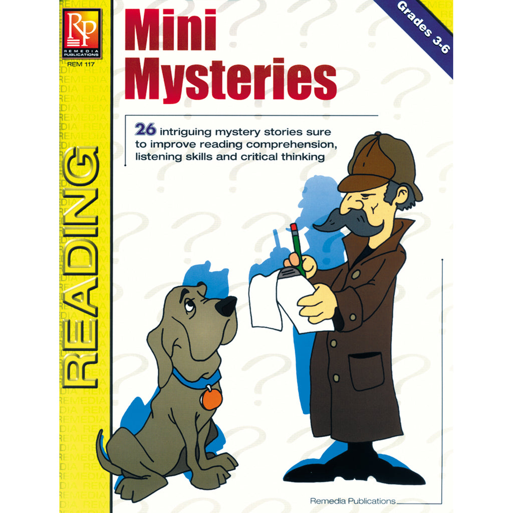 Remedia Publications Mini Mysteries Reading Activity Book | REM117 ... Remedia Publications Mini Mysteries Reading Activity Book | REM117 ...