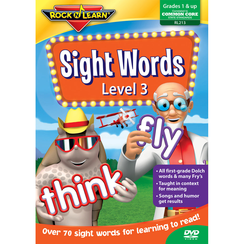 Rock 'N Learn Sight Words Level 3 DVD (discontinued)