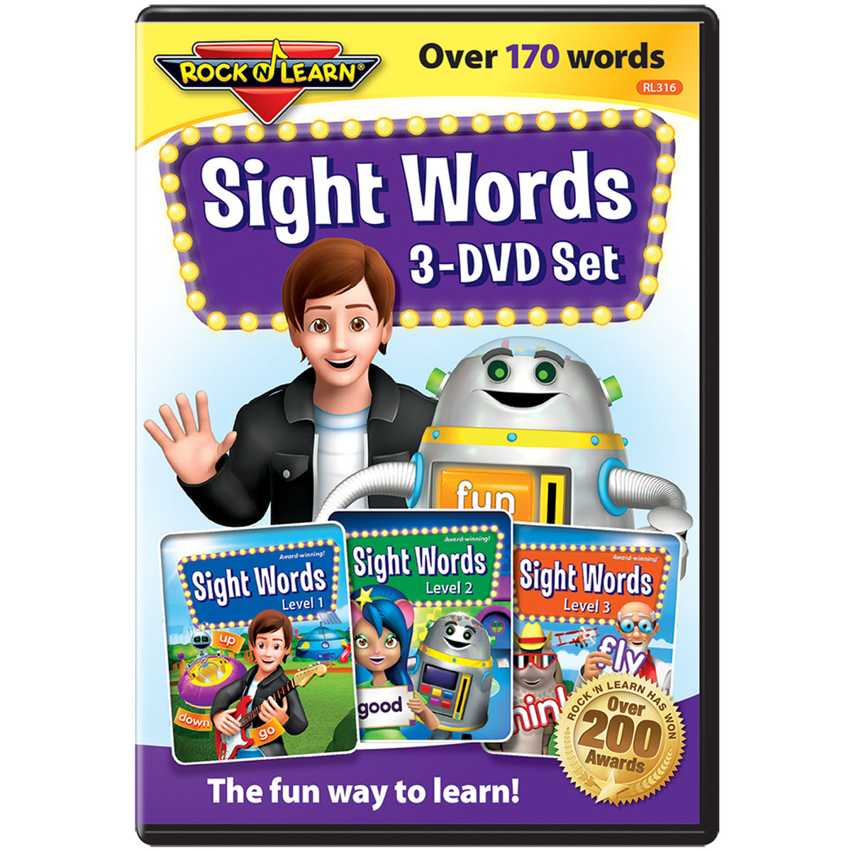 Rock 'N Learn Sight Words, 3 DVD Set (discontinued)