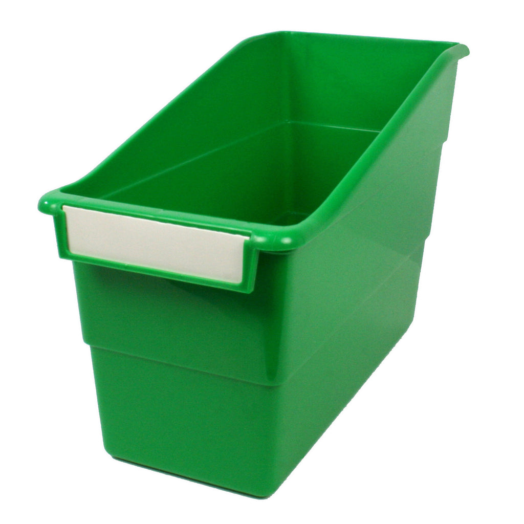 Romanoff Standard Shelf File with Label Holder, Green