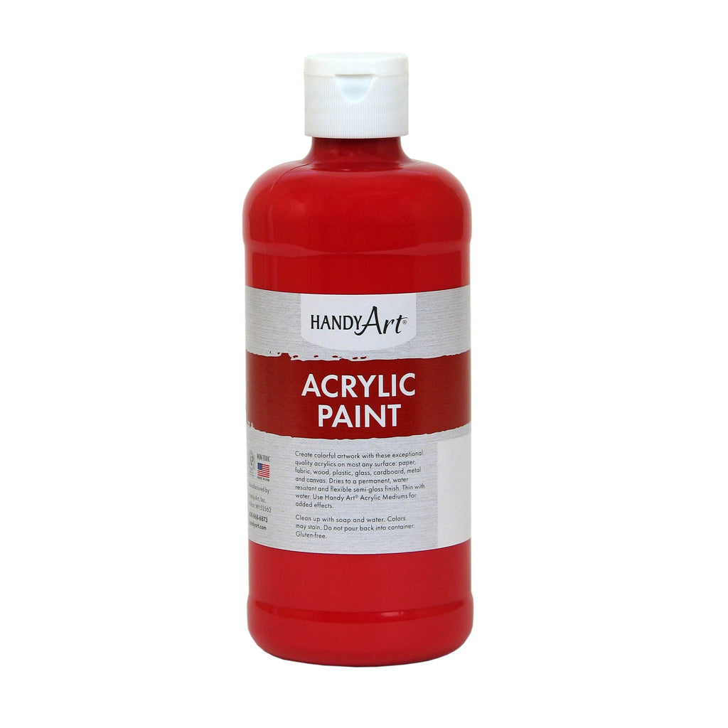 Handy Art® Student Acrylic Paint, 16 Oz Brite Red