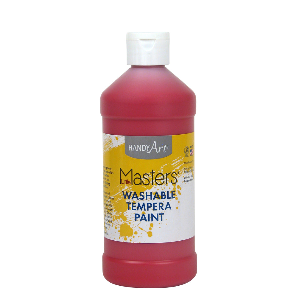 Handy Art® Little Masters Red 16 Oz Washable Paint