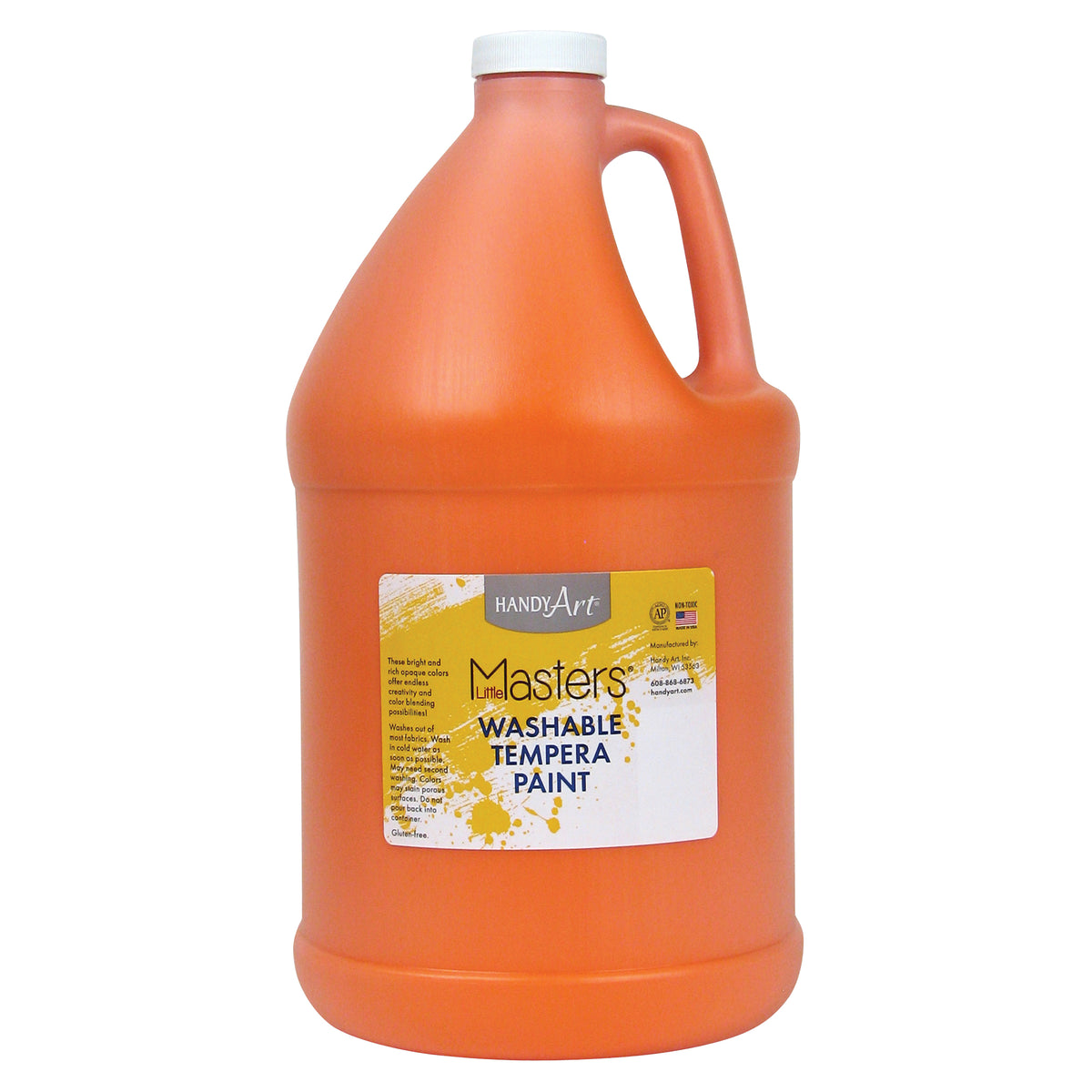 Handy Art® Little Masters Orange 128 Oz Washable Paint