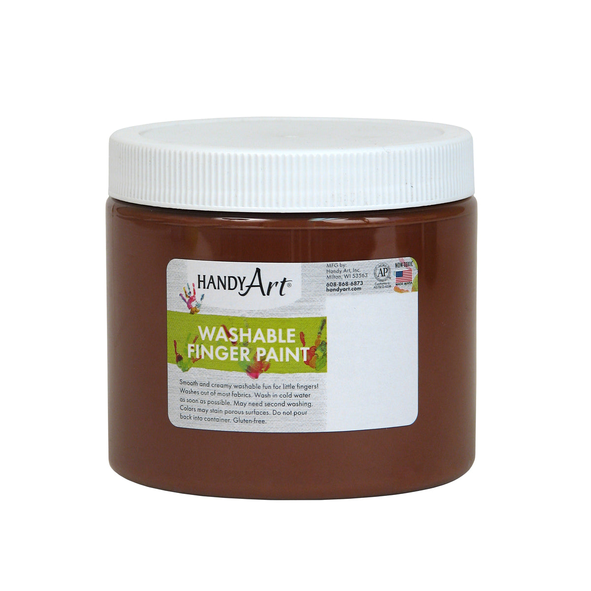 Handy Art® Brown 16 Oz Washable Finger Paint