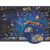 Round World Products Illustrated Map of the Solar System (discontinued)