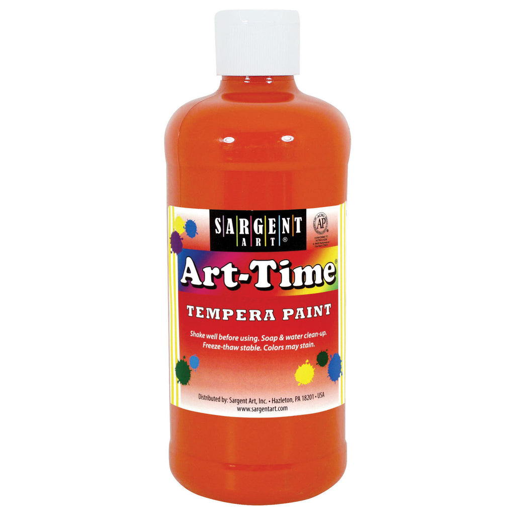 Sargent Art® Tempera Paint, 16 Oz. Orange