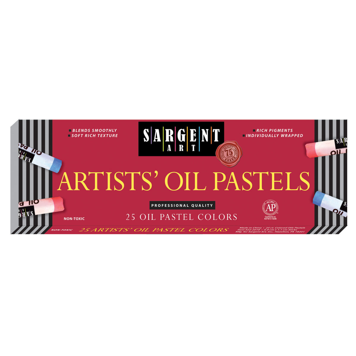 Sargent Art® Sargent 25 Count Regular Oil Pastels (discontinued)
