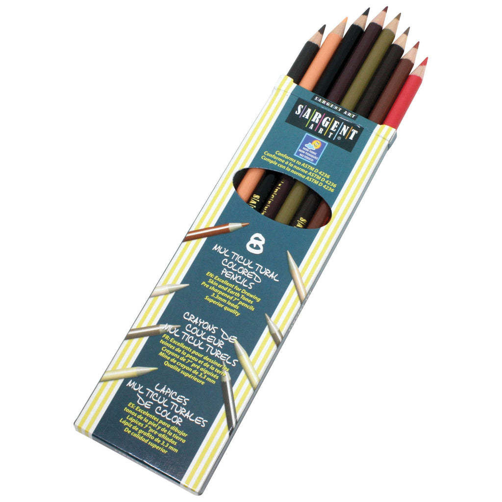 Sargent Art® 8 Count Sargent Colors Of My Friends Multicultural Pencil 7In