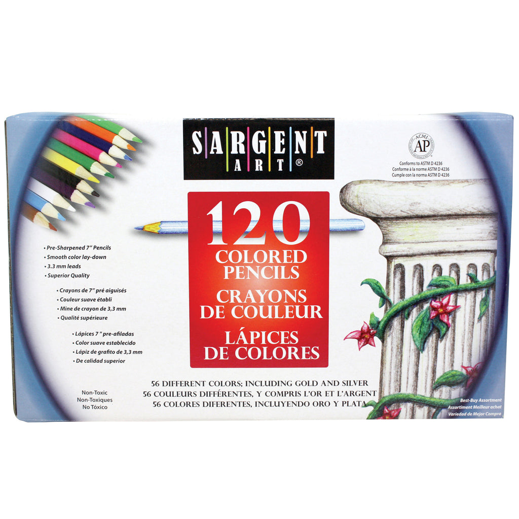 Sargent Art® Colored Pencils 120 Colors