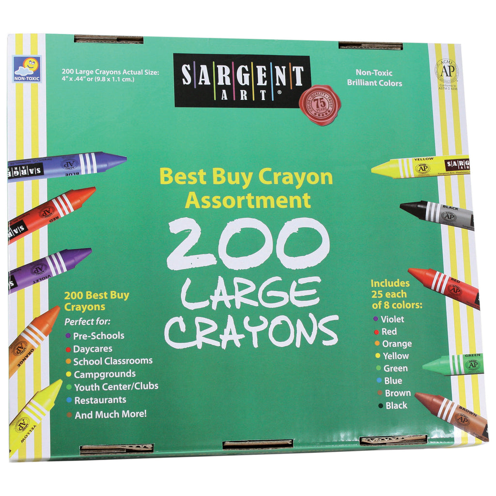 Sargent Art® 200 Large Size Sargent Art® Crayons