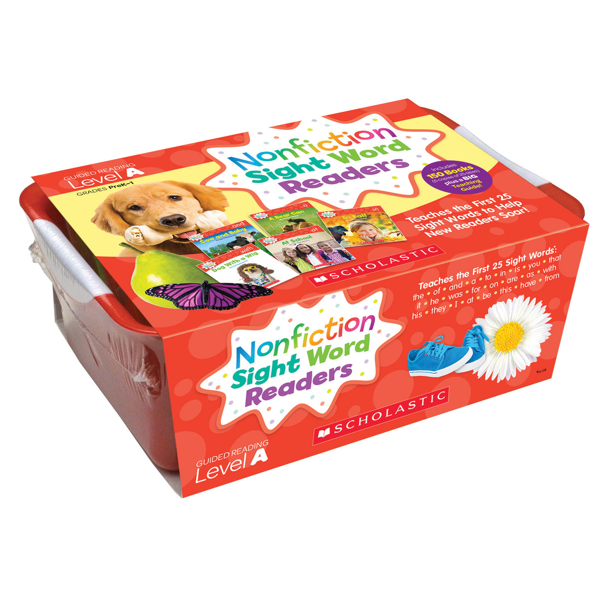 Scholastic Nonfiction Sight Word Readers Classroom Tub, Level A