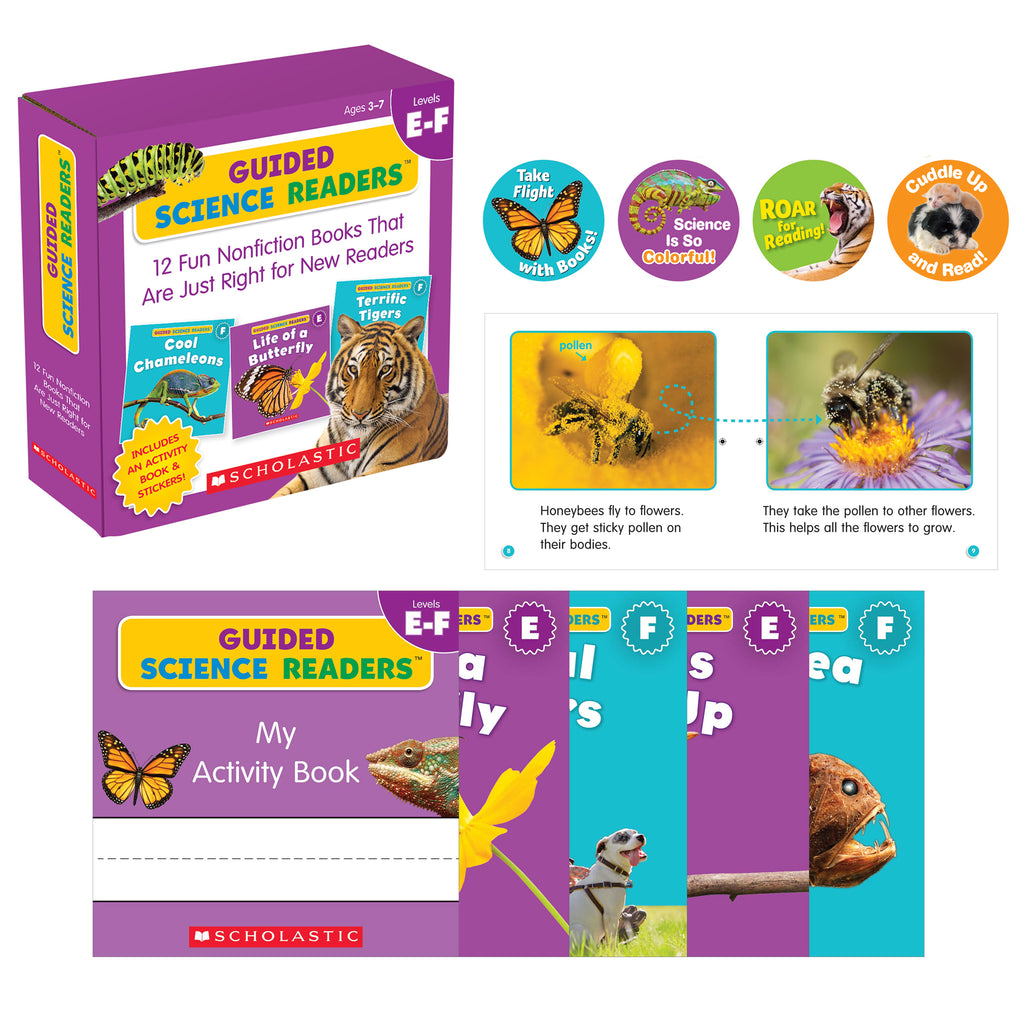 Scholastic Guided Science Readers Parent Pack: Levels E-F