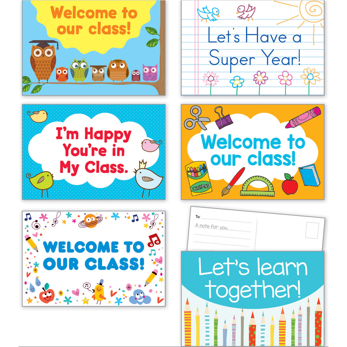 Scholastic Back-to-School Postcards