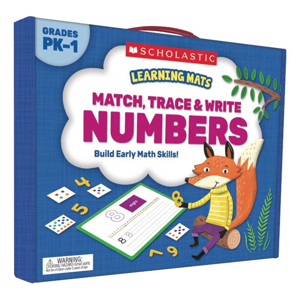 Scholastic Learning Mats: Match, Trace & Write Numbers