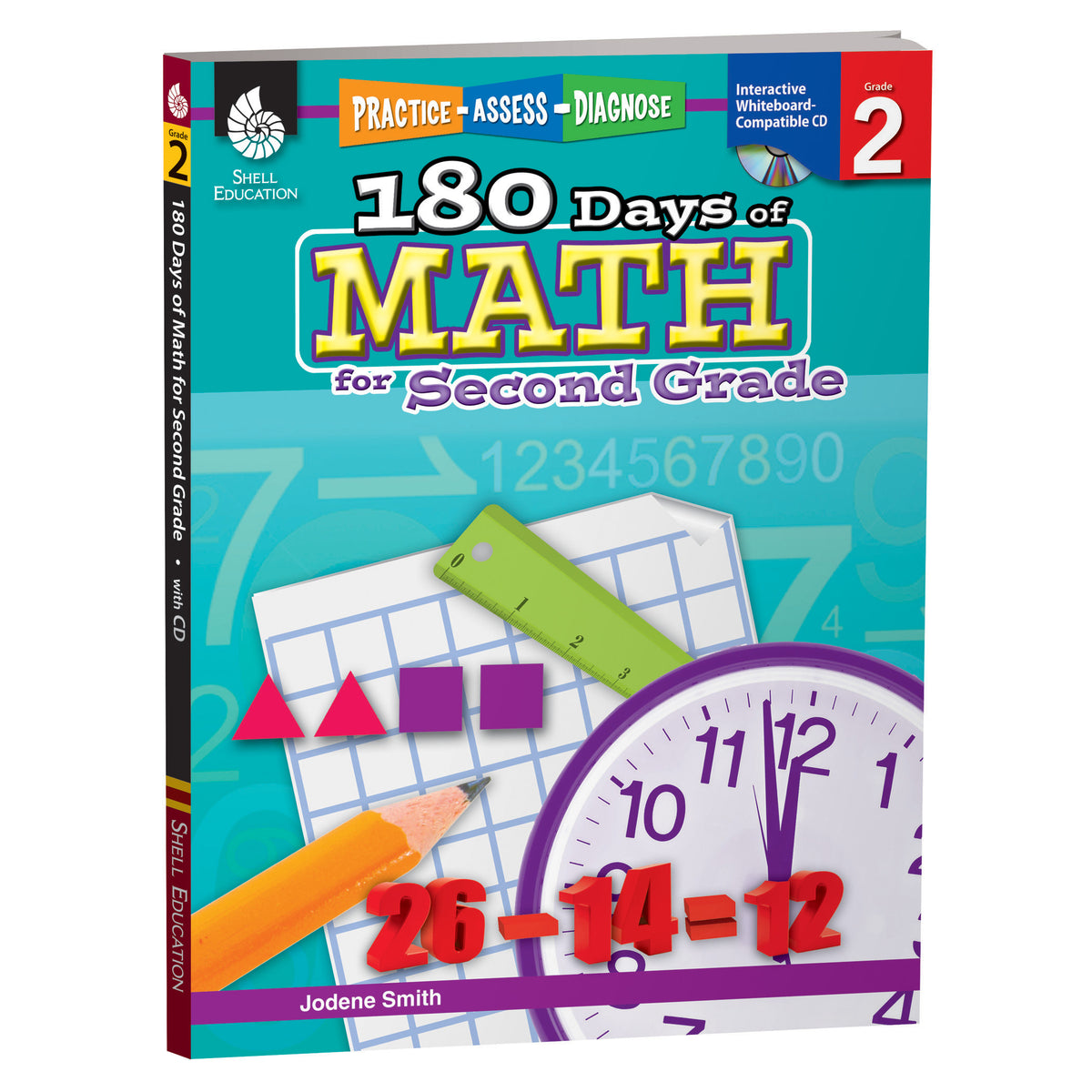 Shell Education 180 Days Of Math Gr 2