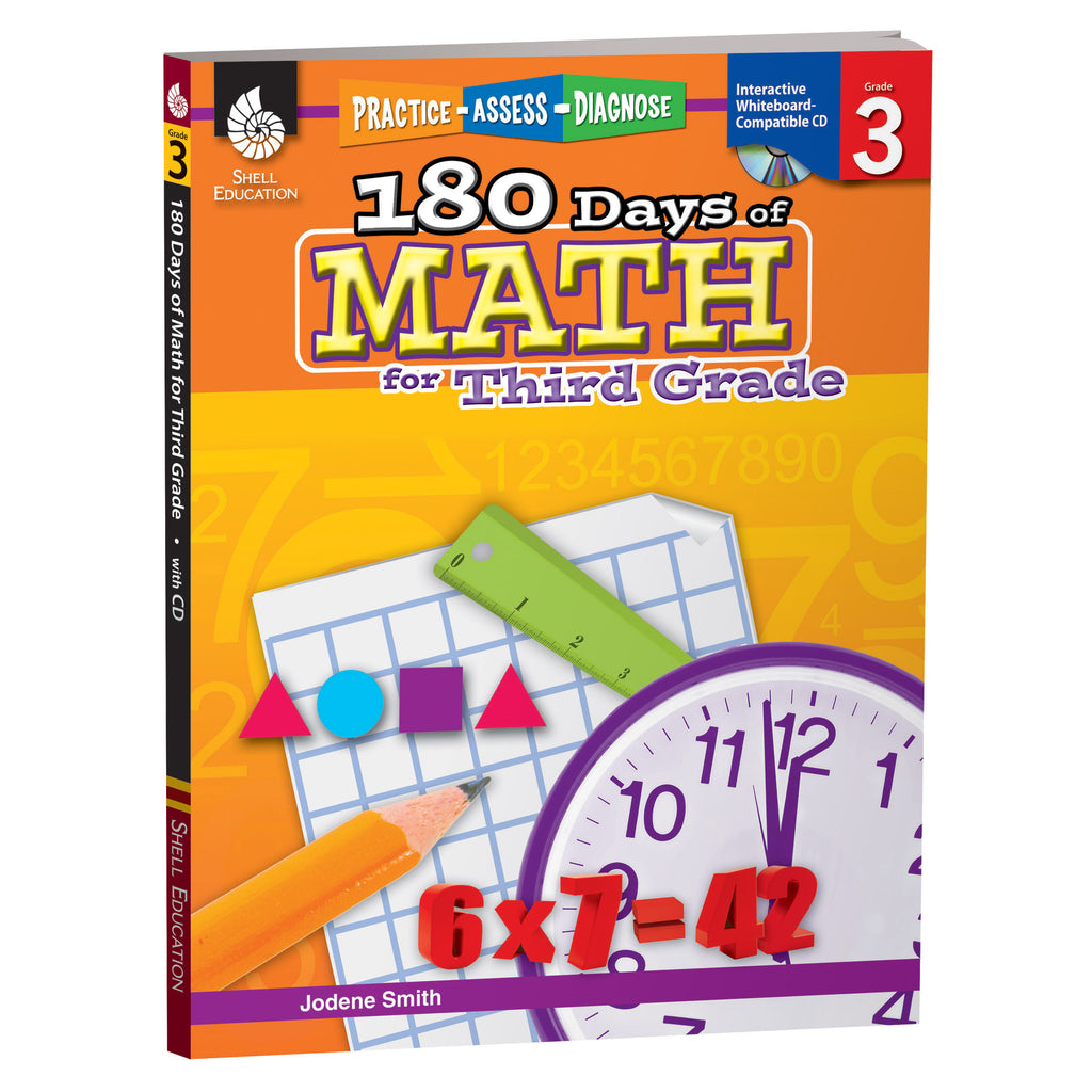 Shell Education 180 Days Of Math Gr 3