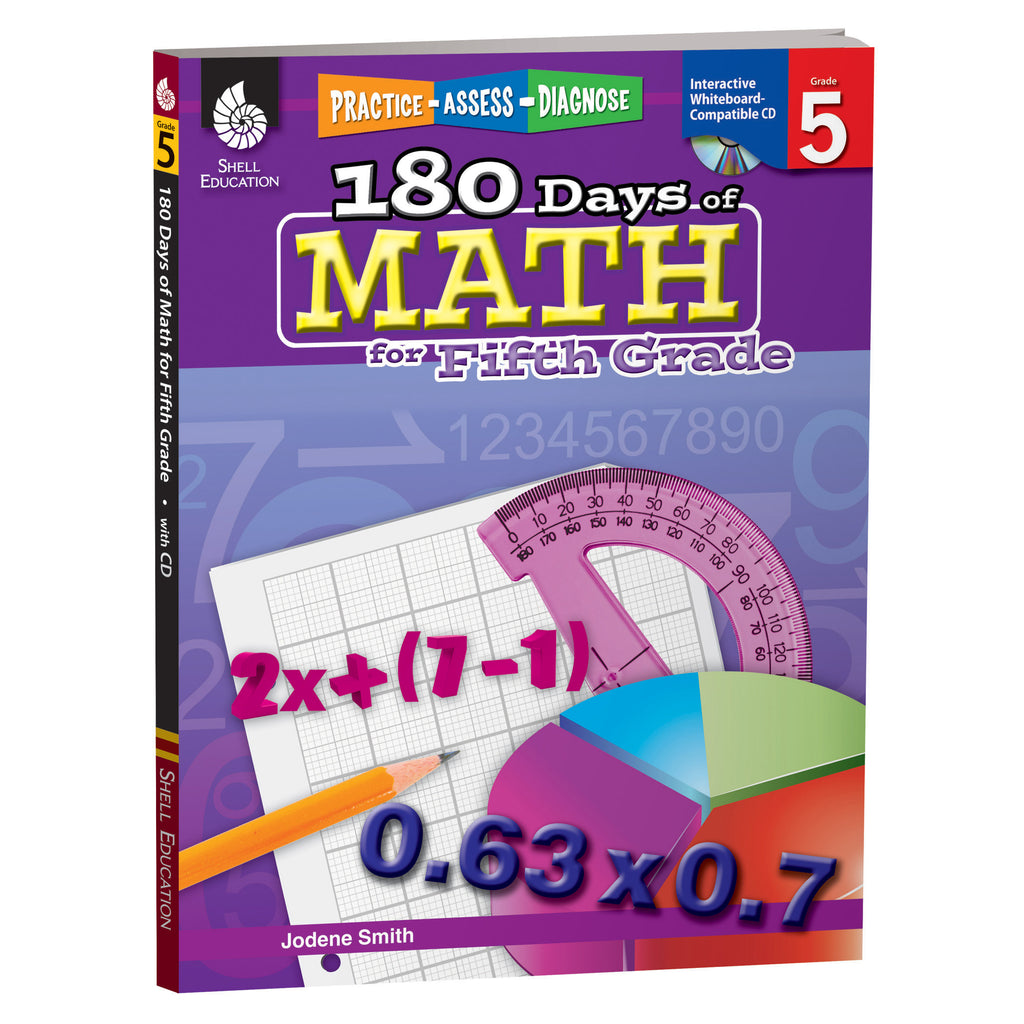 Shell Education 180 Days Of Math Gr 5