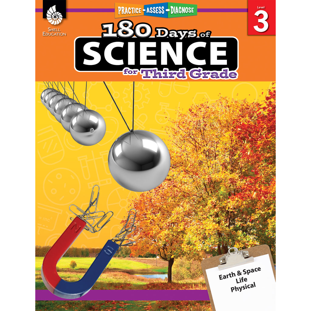 Shell Education 180 Days of Science for Third Grade