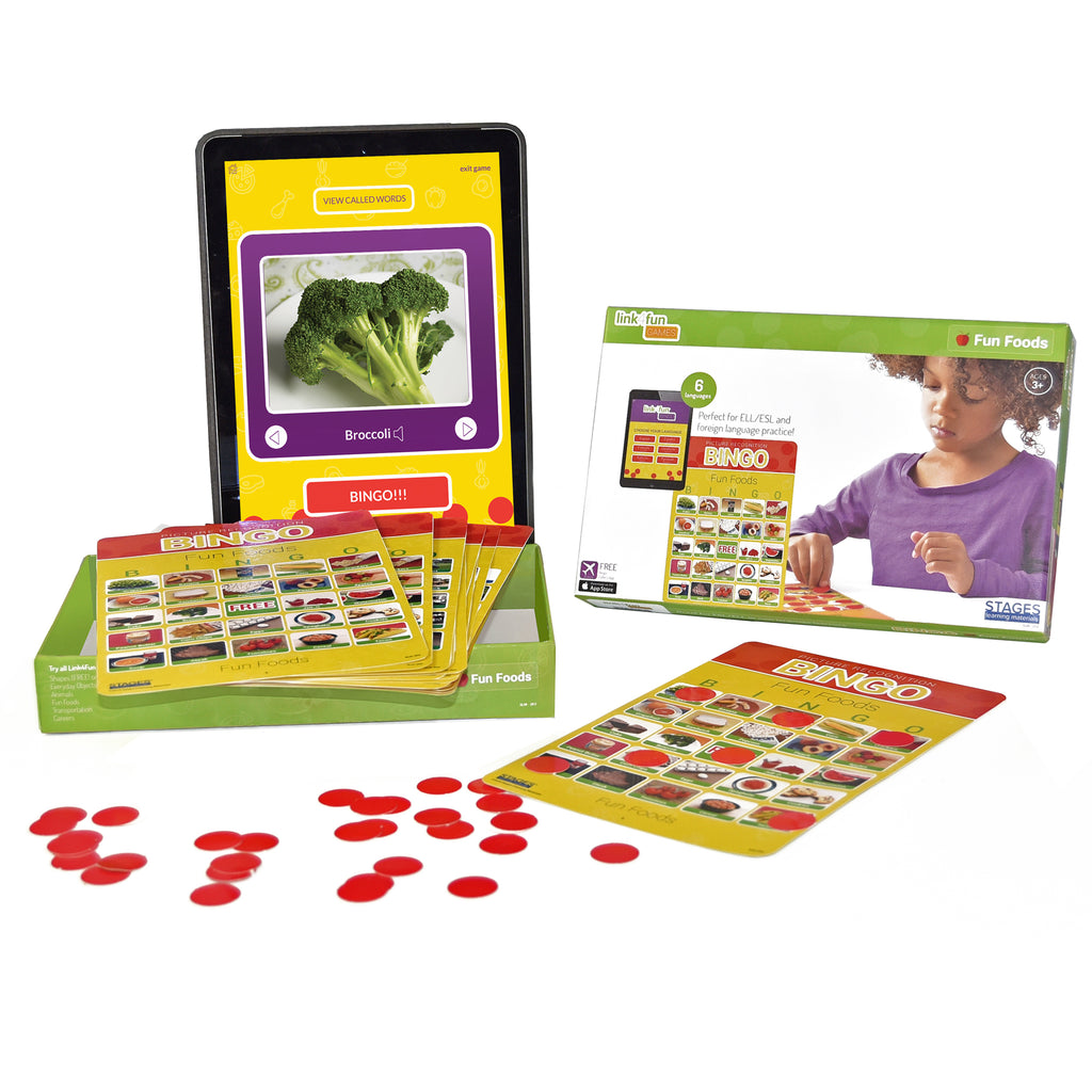 Stages Learning Materials Fun Foods Bingo