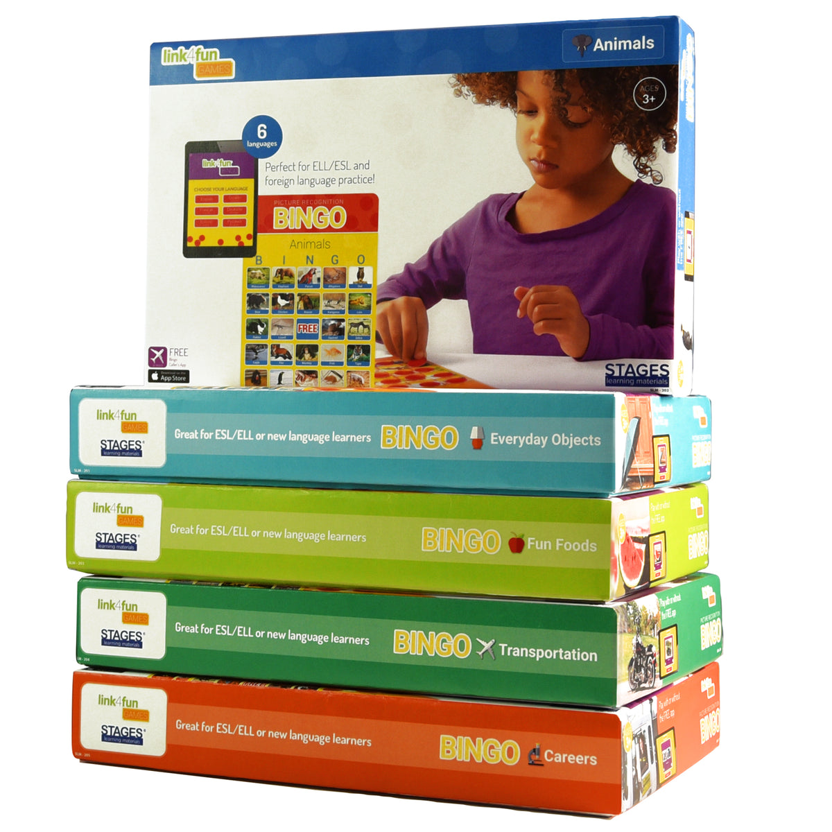 Stages Learning Materials Picture Bingo - 5 Game Set