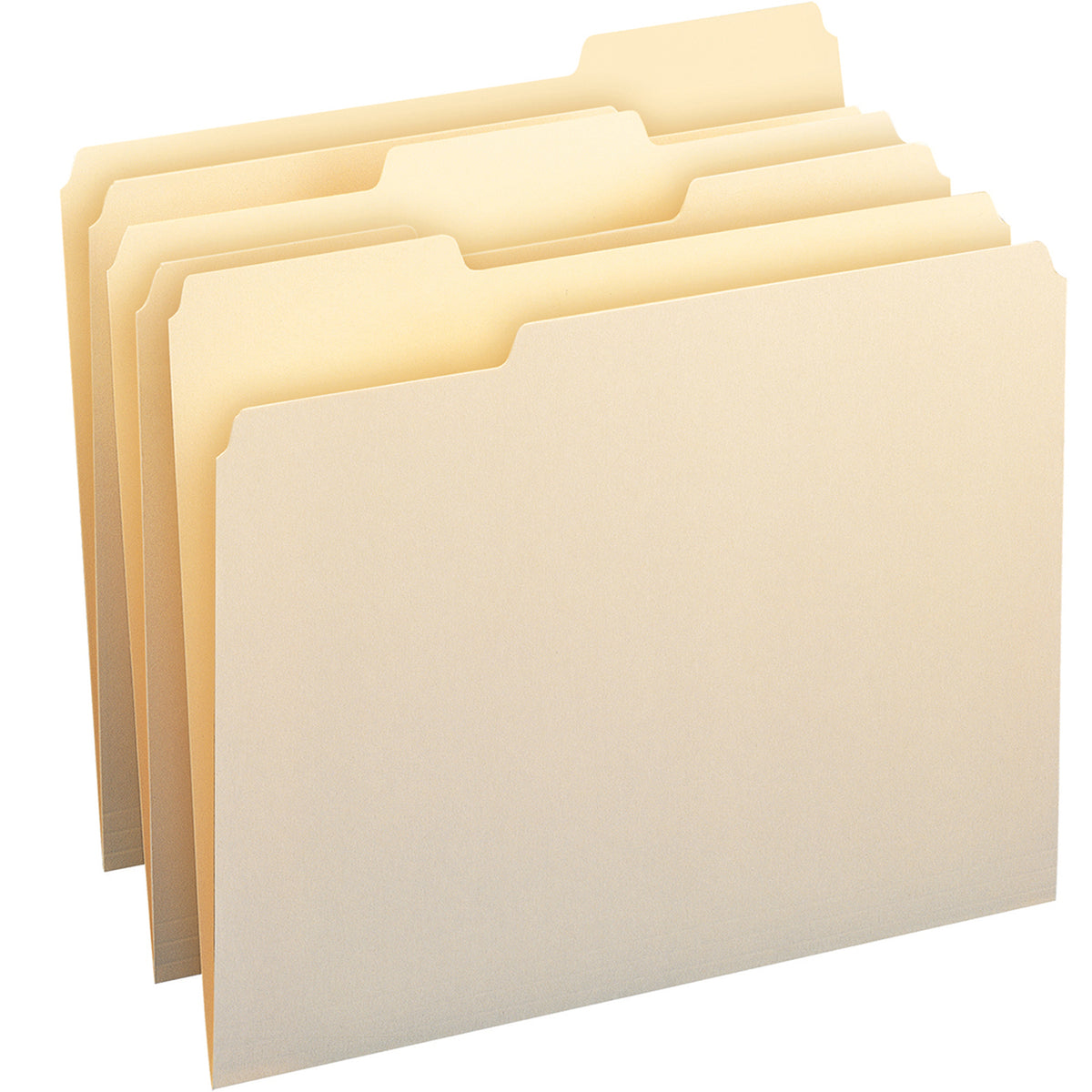 Smead Manila Letter File Folders with Single-Ply Tab, 100 Per Box
