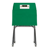 Green Seat Sack, Standard Size 14 Inch Chair Storage Pocket