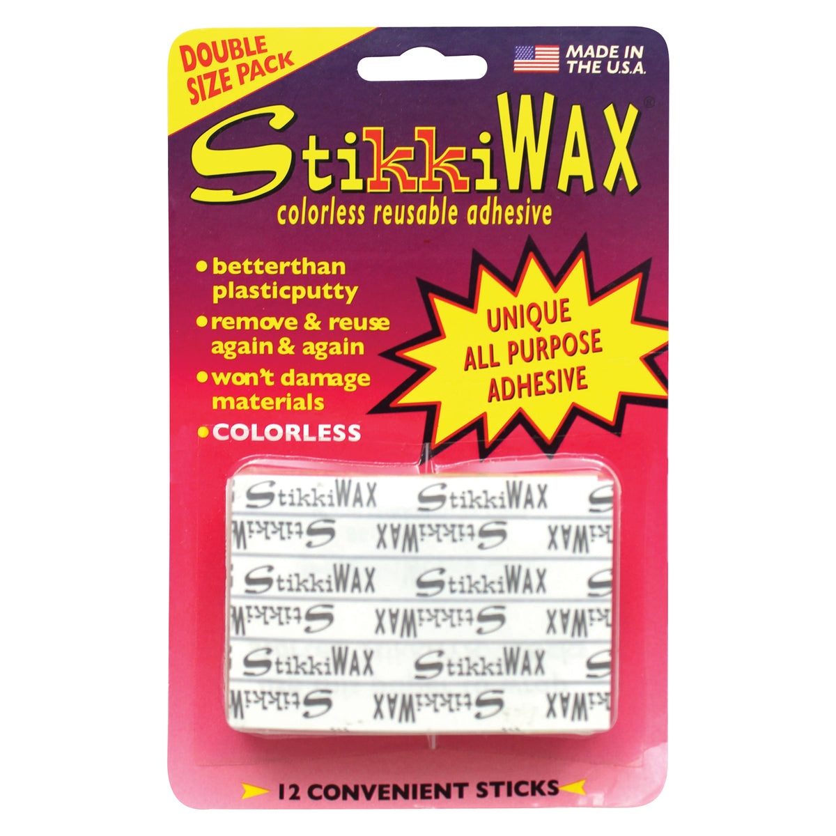 Stikkiworks Stikkiwax Pack Of 12 Sticks
