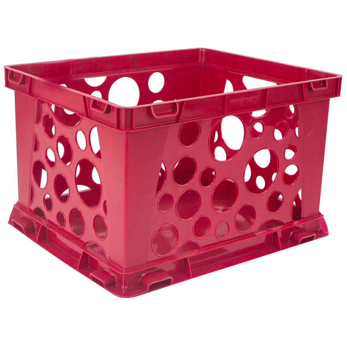 Storex Industries Mini Crate, Red (discontinued)