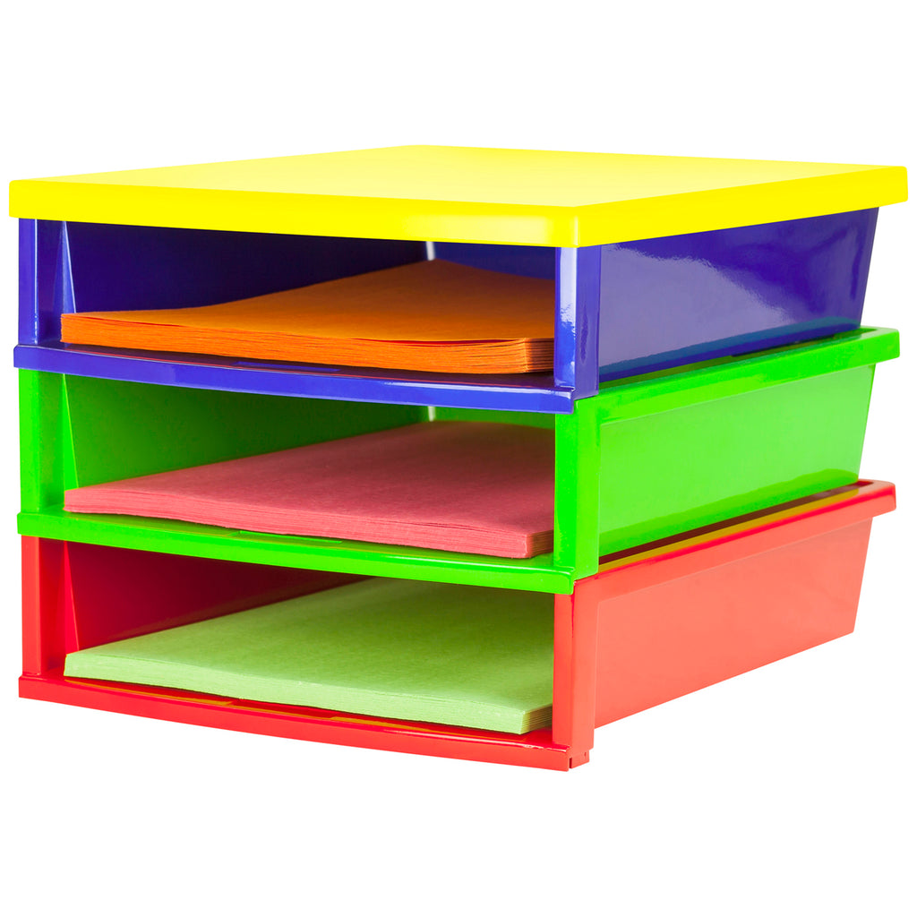 Storex Industries Quick Stack Construction Paper Organizer
