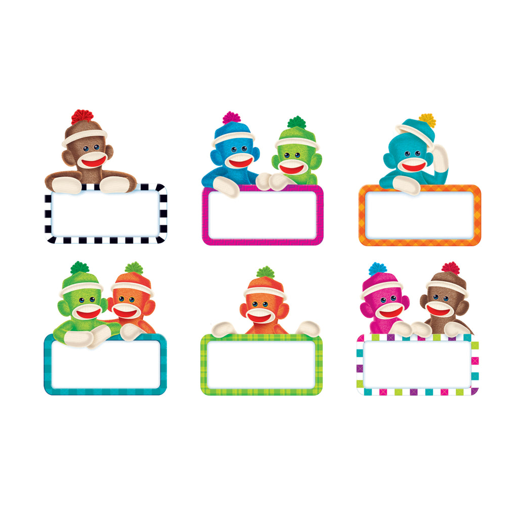 Trend Enterprises Sock Monkeys Signs Classic Accents® Variety Pack (discontinued)