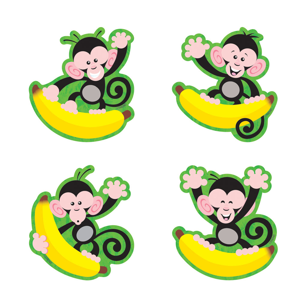 Trend Enterprises Monkey Mischief® Monkeys and Bananas Mini Accents Variety  Pack