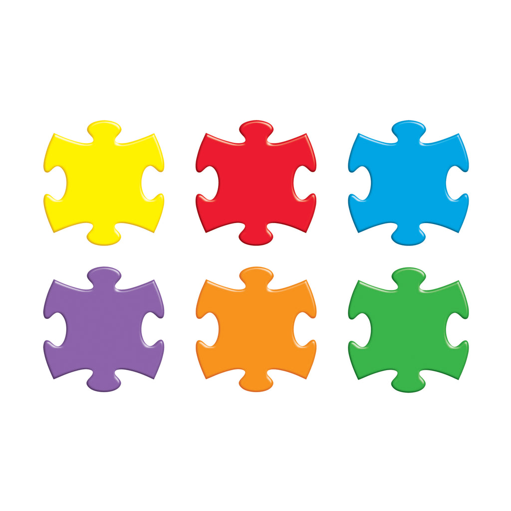 Trend Enterprises Puzzle Pieces Classic Accents® Variety Pack