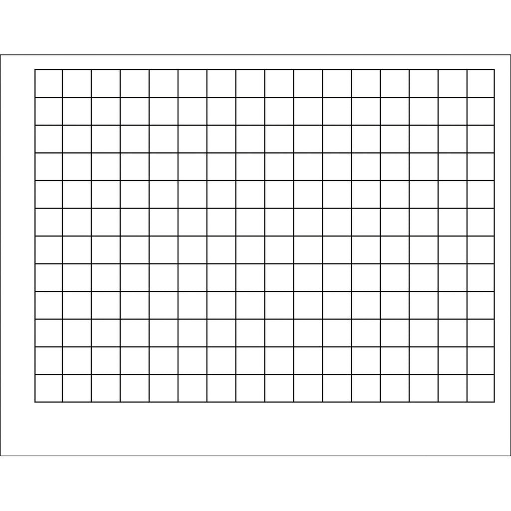 Trend Enterprises Graphing Grid (1 1/2-Inch Squares) Wipe-Off® Chart