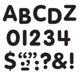 Trend Enterprises Black 1-Inch Letters & Numbers STICK-EZE®