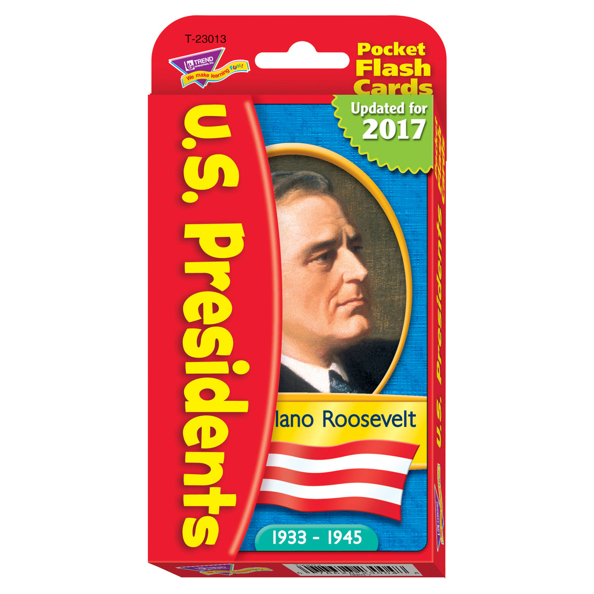 Trend Enterprises U.S. Presidents Pocket Flash Cards