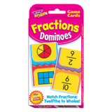 Trend Enterprises Fractions Dominoes Challenge Cards®
