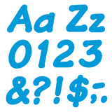 Trend Enterprises Blue 4-Inch Italic Uppercase/Lowercase Combo Ready Letters®
