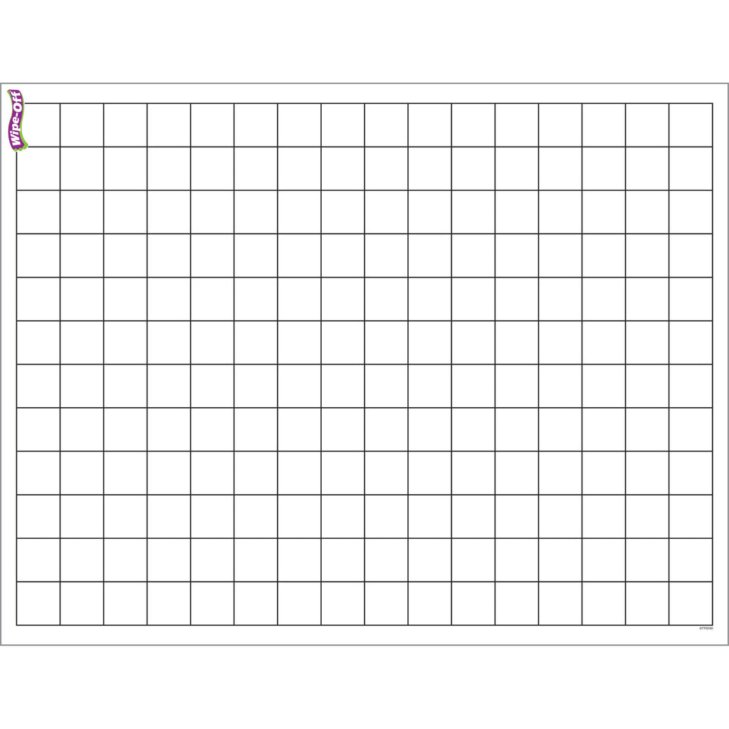Trend Enterprises Graphing Grid (Small Squares) Wipe-Off® Charts