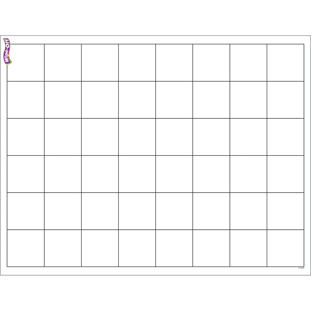 Trend Enterprises Graphing Grid (Large Squares) Wipe-Off® Charts