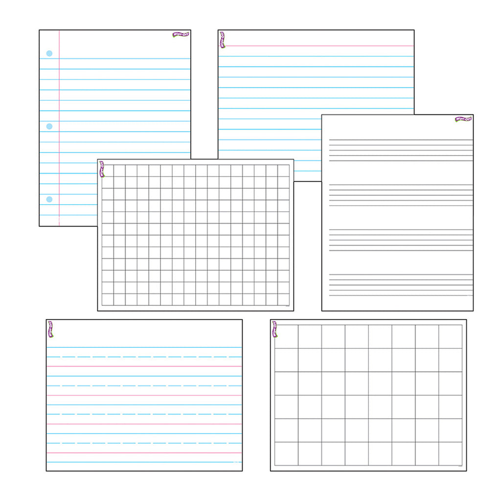 Trend Enterprises Papers & Grids Wipe-Off® Combo Pack