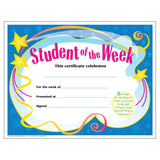 Trend Enterprises Student of the Week Colorful Classics Certificates