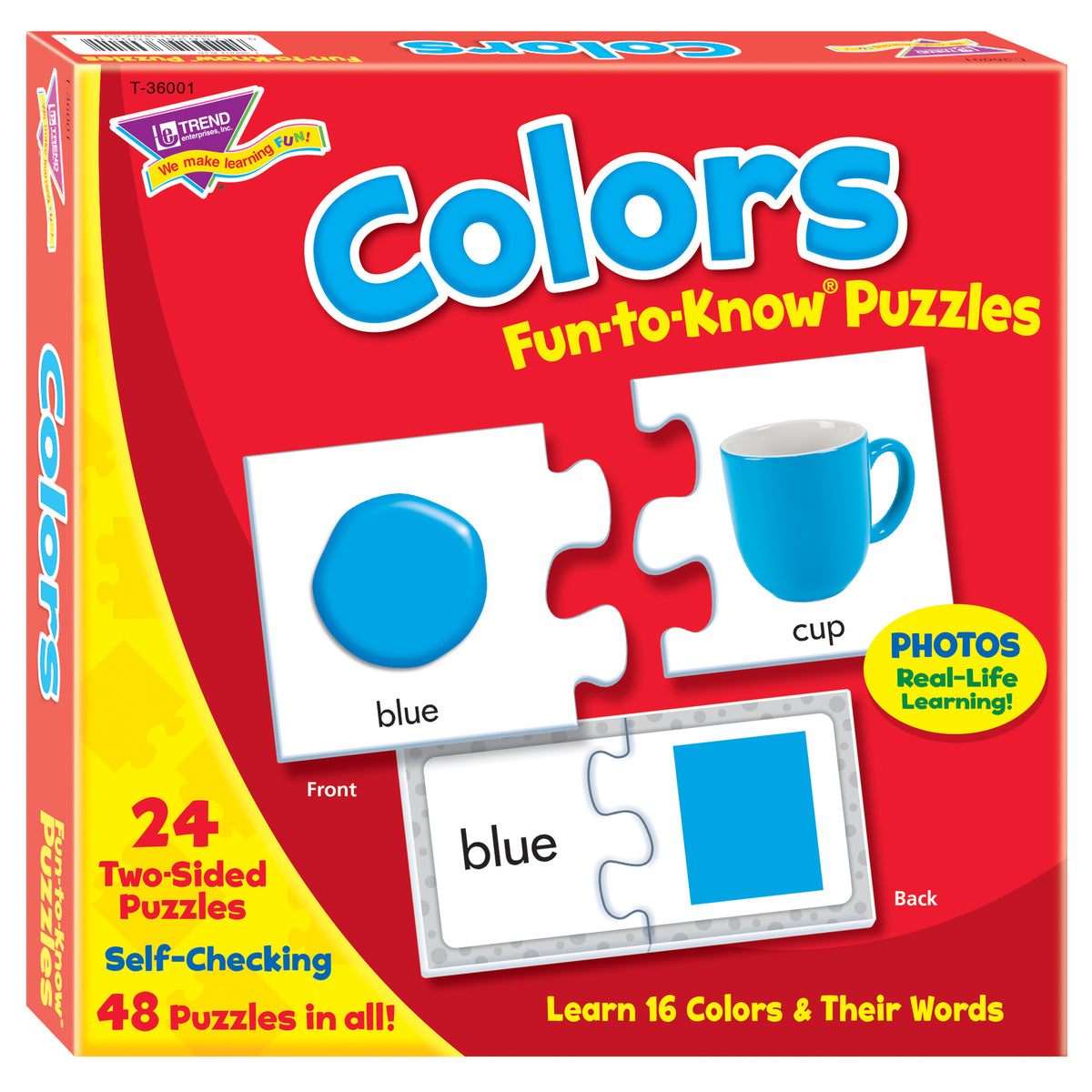 Trend Enterprises Colors Fun-to-Know® Puzzles