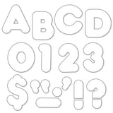 Trend Enterprises White 2-Inch Casual Uppercase Ready Letters® (discontinued)