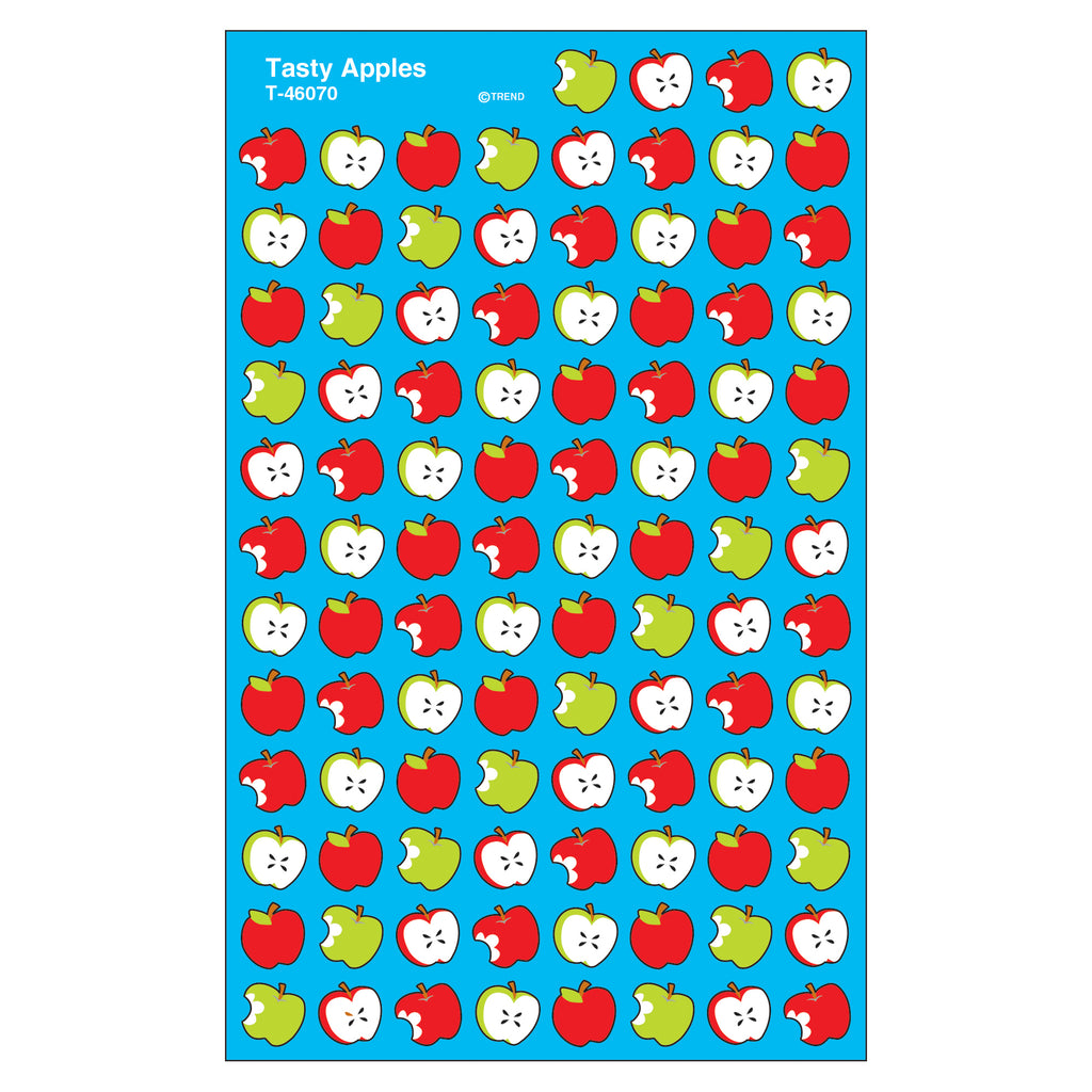Trend Enterprises Tasty Apples superShapes Stickers