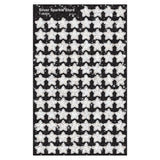 Trend Enterprises Silver Stars superSpots® Stickers–Sparkle