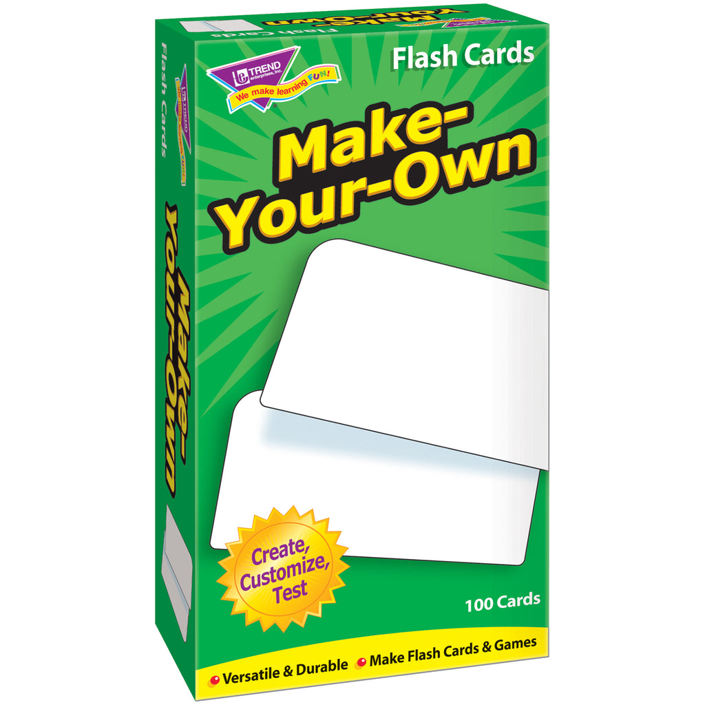 Trend Enterprises Make-Your-Own Skill Drill Flash Cards