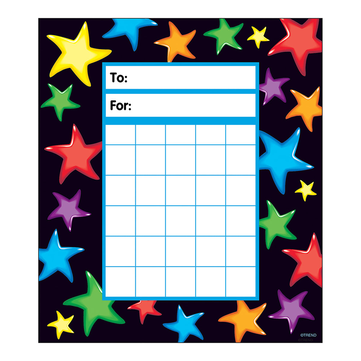 Trend Enterprises Gel Stars Incentive Pad