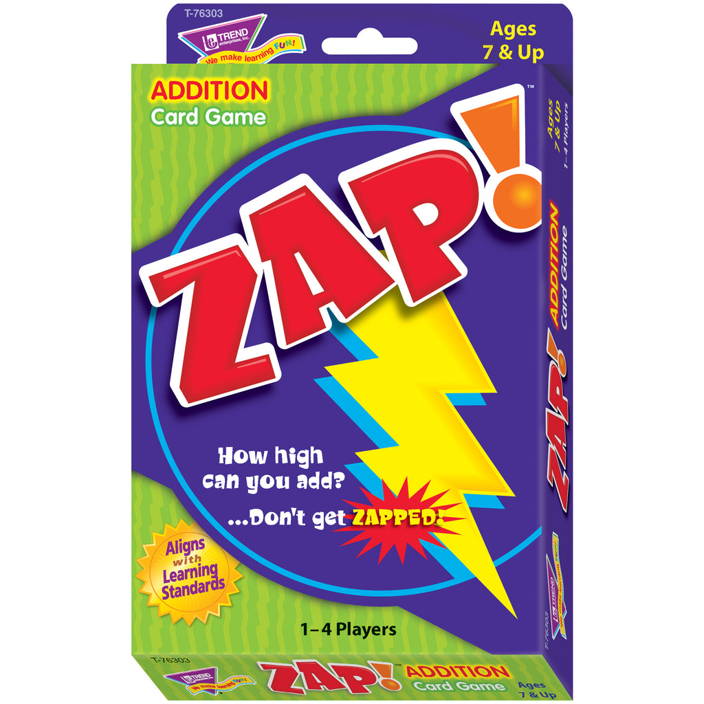 Trend Enterprises Zap!® Addition Learning Game (discontinued)