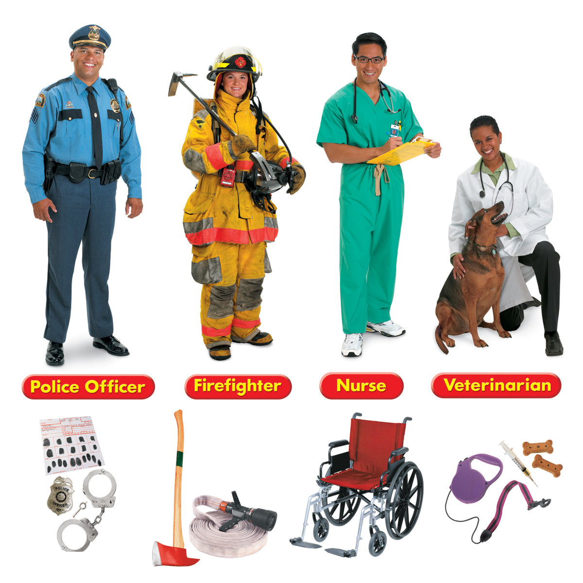 Trend Enterprises Community Helpers Bulletin Board Set